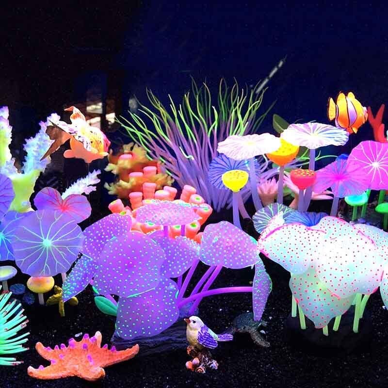 Silicone Glowing Landscape Art - Aquarium Plants Live review and price