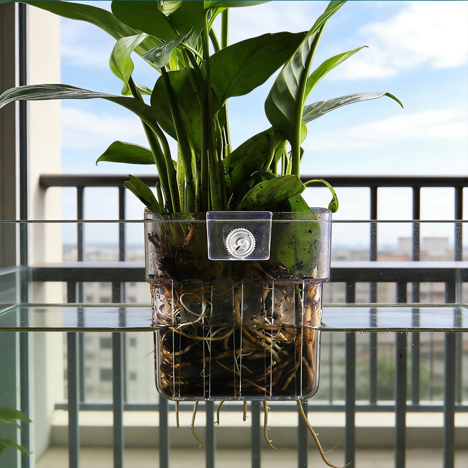 Transparent Hangable Aquarium  - Plant Aquarium Pot review and price