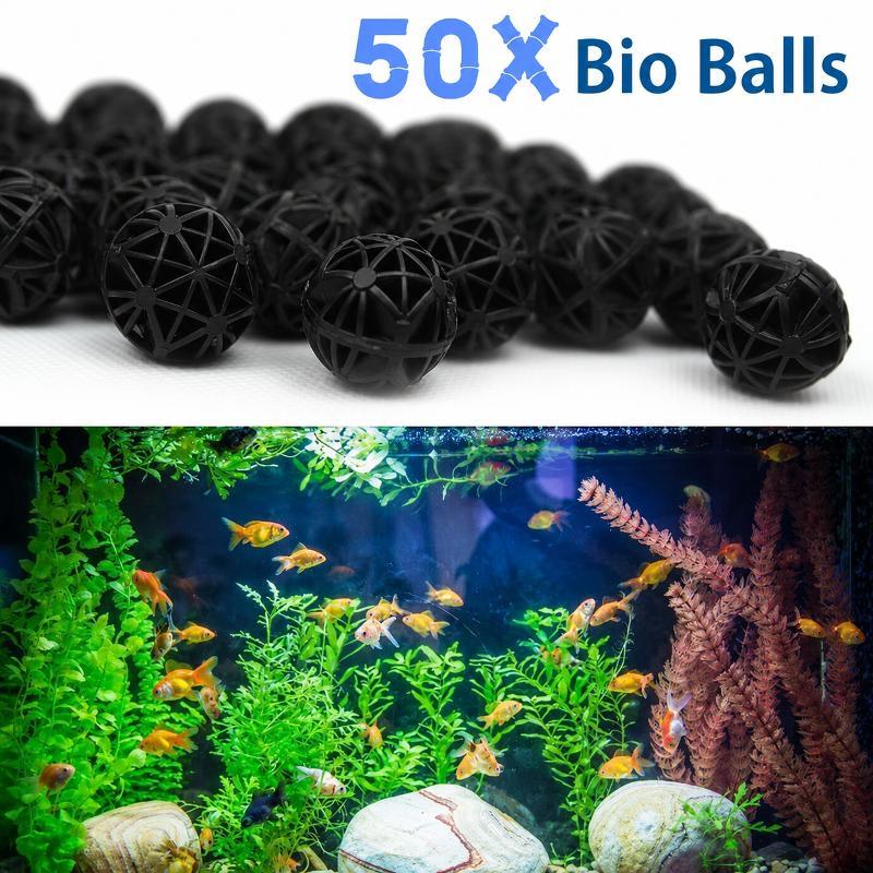 50Pcs 16mm Aquarium Bio Filter - Aquarium Fertilizer review and price
