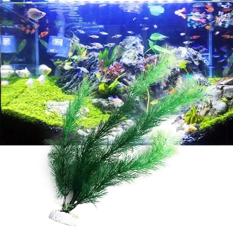 Artificial Aquarium Decor Plan - Aquarium Plant Substrate review and price