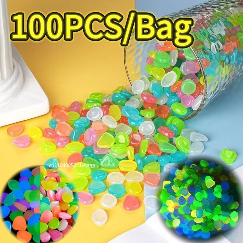 100-800pcs Glow in The Dark Pe - Plant Aquarium Pot review and price