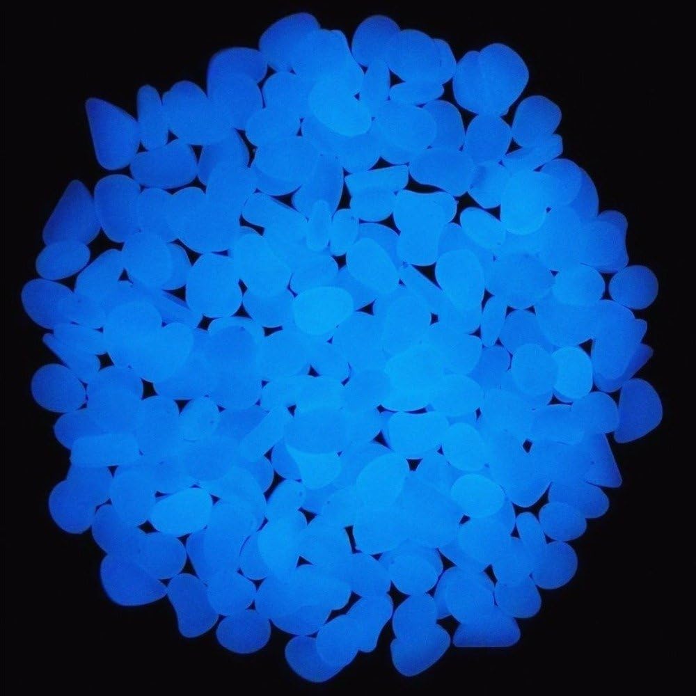 Fish Tank Rocks Glow Blue Pebb - Plant Aquarium Pot review and price
