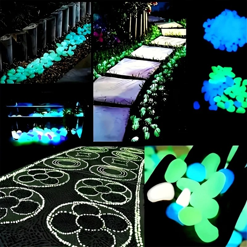 100/300pcs Glow In The Dark Pe - Plant Aquarium Pot review and price