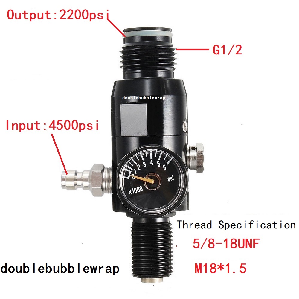 Regulator Valve 5/8-18UNF or M - Aquarium Liquid Carbon review and price