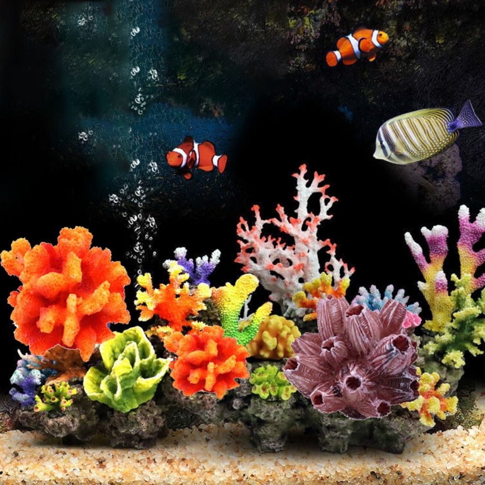 Colorful 1PC Lifelike Artifici - Aquarium Plant Substrate review and price